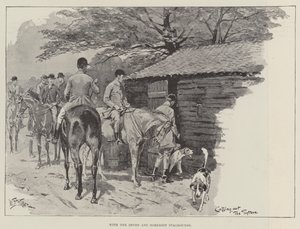 Com os Staghounds de Devon e Somerset